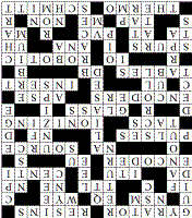 Crossword with Engineering Theme, Solution, 10-16-2011 - RF Cafe