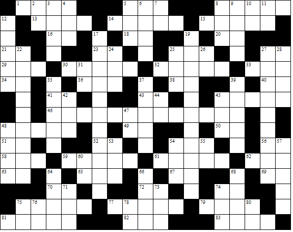 Science and Engineering crossword Puzzle for September 30, 2012 - RF Cafe