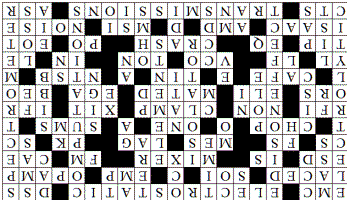 RF Engineering Crossword Puzzle Solution, 1/1/2012 - RF Cafe