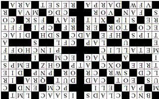 Engineering Crossword Solution for April 28, 2013 - RF Cafe