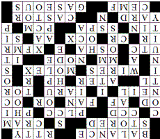 Wireless Engineering Crossword Puzzle Solution for January 13, 2013 - RF Cafe