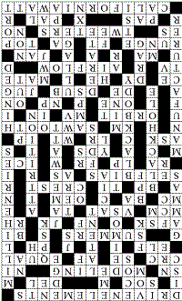 Wireless Engineering Crossword Puzzle Solution for May 5, 2013 - RF Cafe