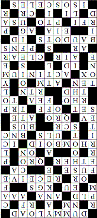 Physics Crossword Puzzle Solution for March 2, 2014 - RF Cafe