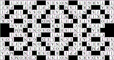 Radar Engineering Crossword Puzzle Solution for March 1, 2015 - RF Cafe