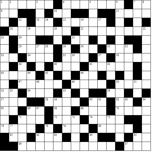 Radio & Radar Crossword Puzzle for January 11, 2015 - RF Cafe