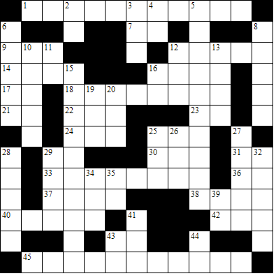 Engineering & science crossword puzzle