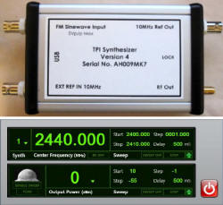 TPI Wideband Signal Generator & Computer Display - RF Cafe