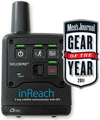 DeLorme inReach™ Selected by Men's Journal for 2011 Gear of the Year Honors