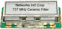 NIC 728-746 MHz LTE Band 12 (Downlink) Ceramic Filter