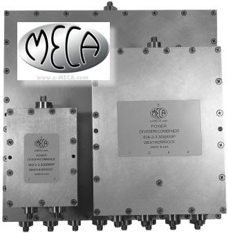 MECA Intros Multi Band / Multi Market RF/Microwave Power Dividers 500 MHz – 6.00 GHz - RF Cafe